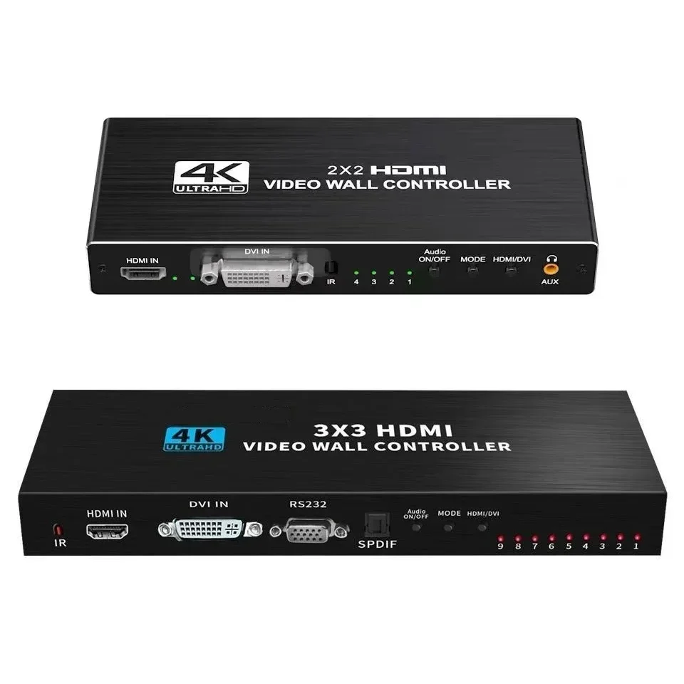 Home Cinema Video Processor - 4K 3x3 وحدة تحكم جدار الفيديو