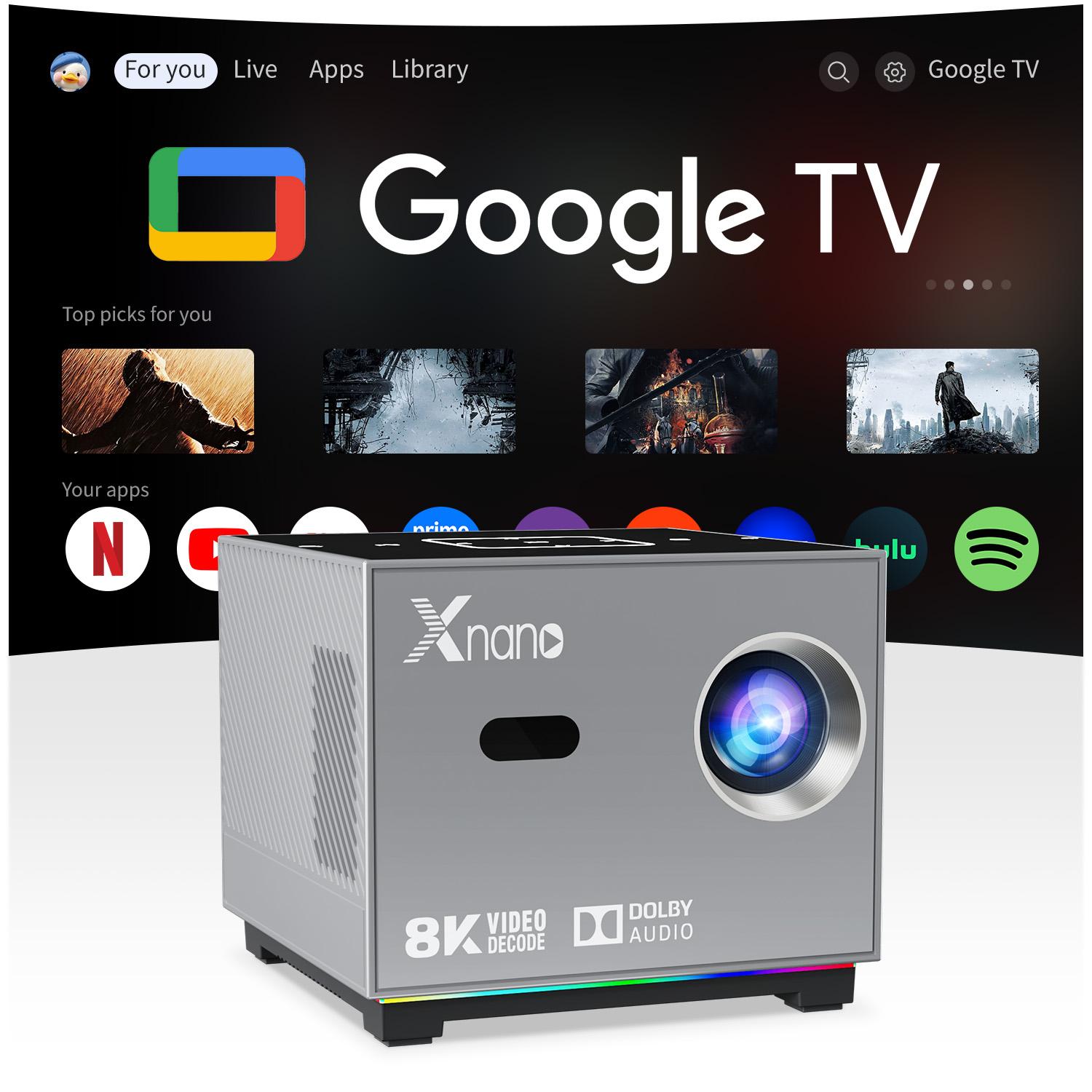 Home Cinema Rack - Xnano محمولة بروجيكتور ذكي الأصلي 720P