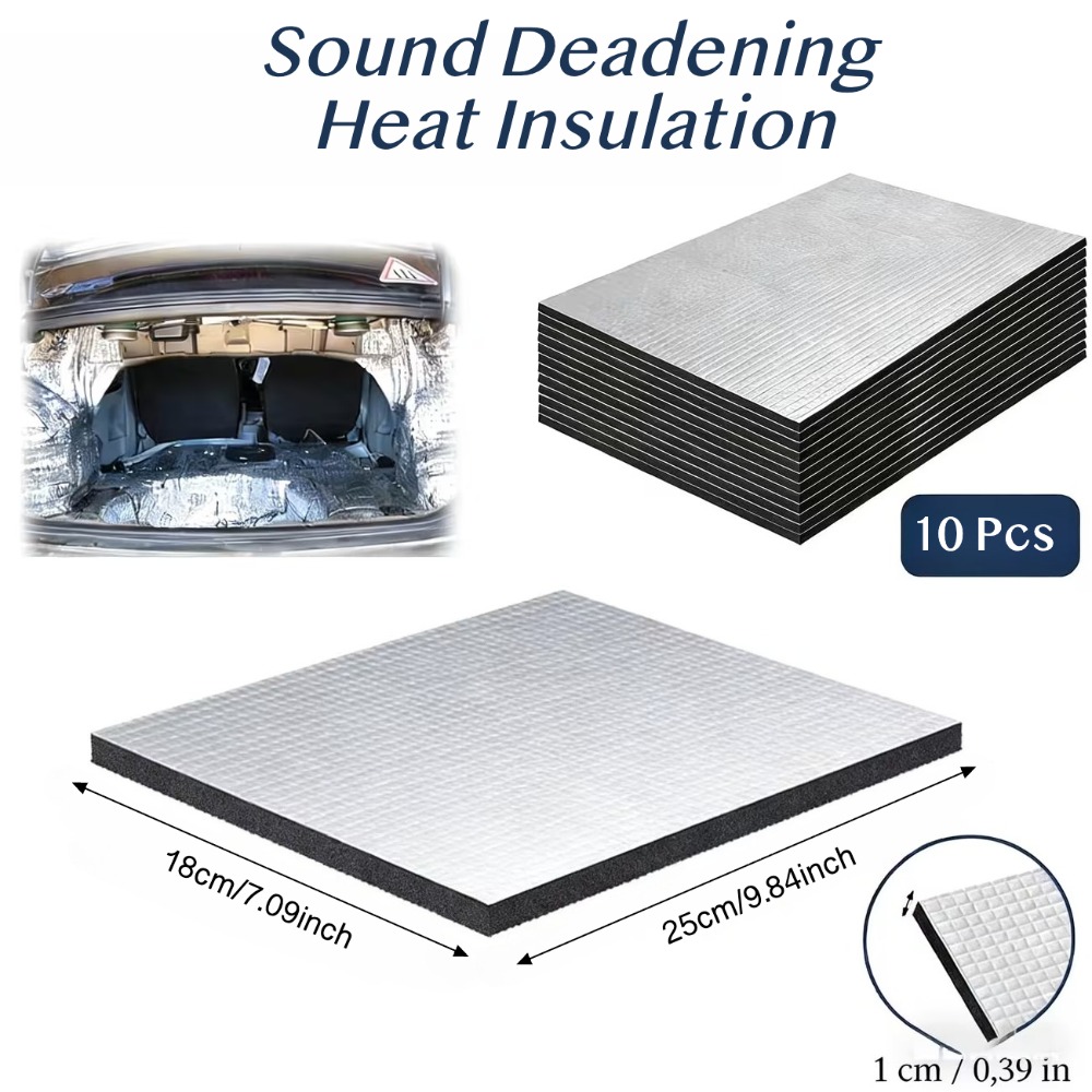 Acoustic Foam Panel - 10 قطع من مادة عازلة للصوت