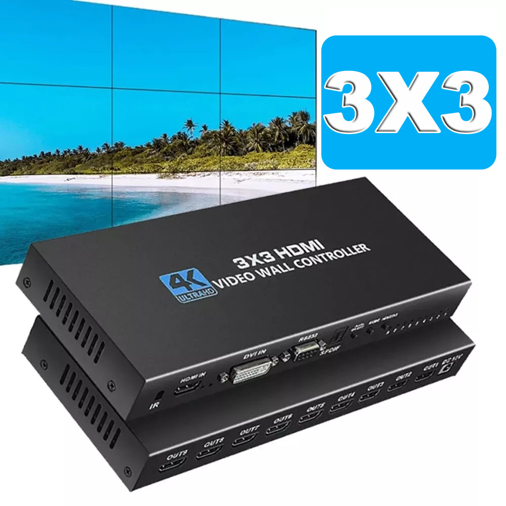 Home Cinema Video Processor - 4K HDMI وحدة تحكم الفيديو الجدارية