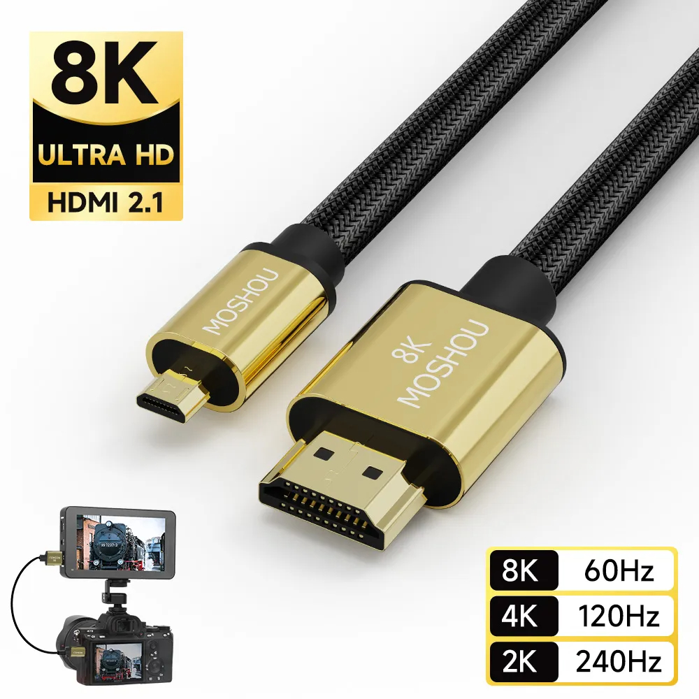 Hdmi Arc Cable - مايكرو HDMI إلى HDMI-متوافق كابل 2.1