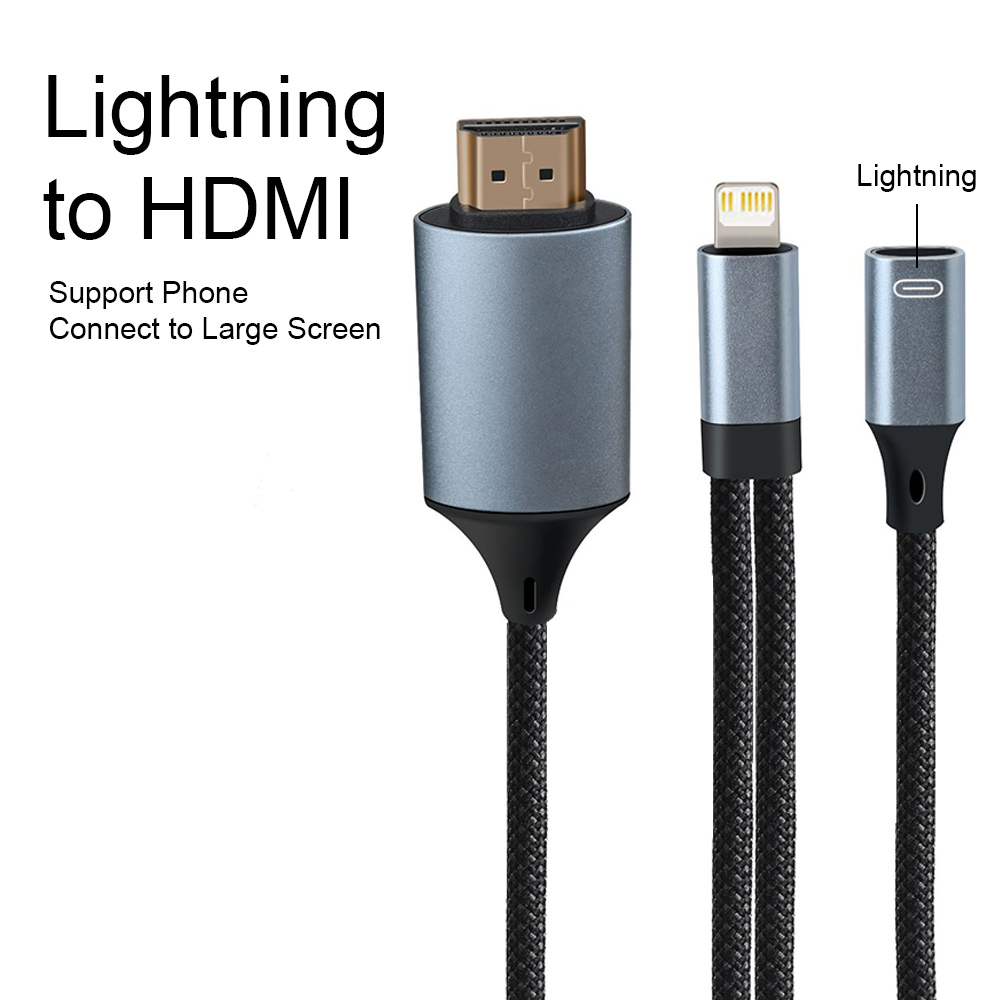 Hdmi Arc Cable - كابل لايتنينج إلى HDMI لتحويل الهاتف
