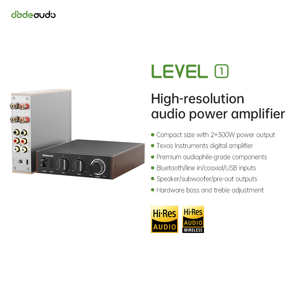 Audio Home Cinema - مضخم صوت JadeAudio Level 1 للمكتب
