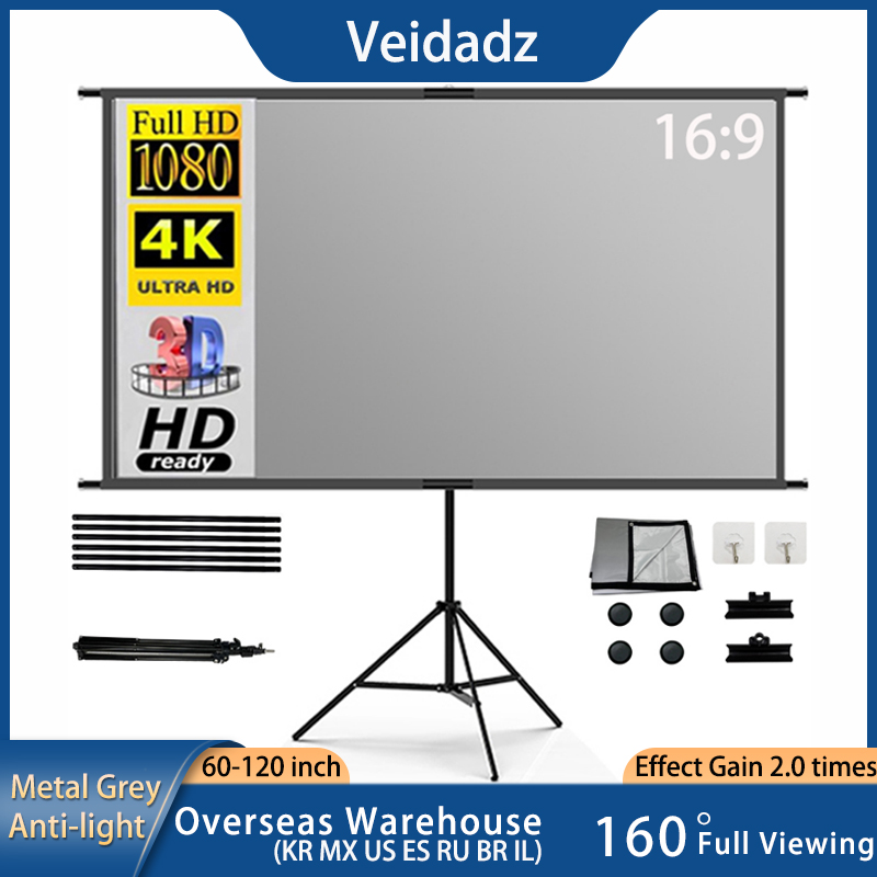 شاشة عرض VEIDADZ مع حامل معدني - مراجعة Home Cinema Rack وسعره