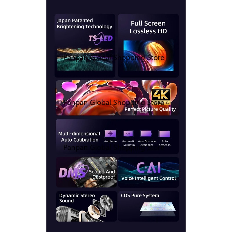 جهاز عرض فيديو محمول صغير بتقن - مراجعة Home Cinema Night وسعره