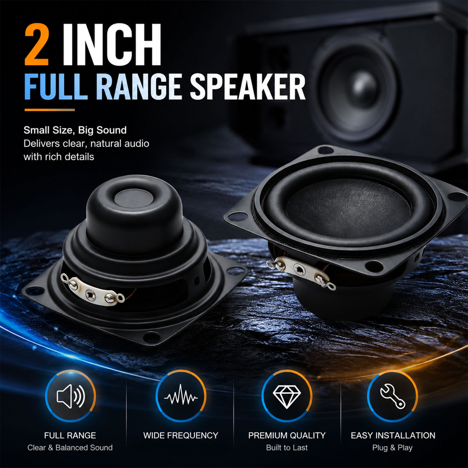 2 قطعة 2 بوصة مكبرات الصوت الص - مراجعة Home Cinema Complet وسعره