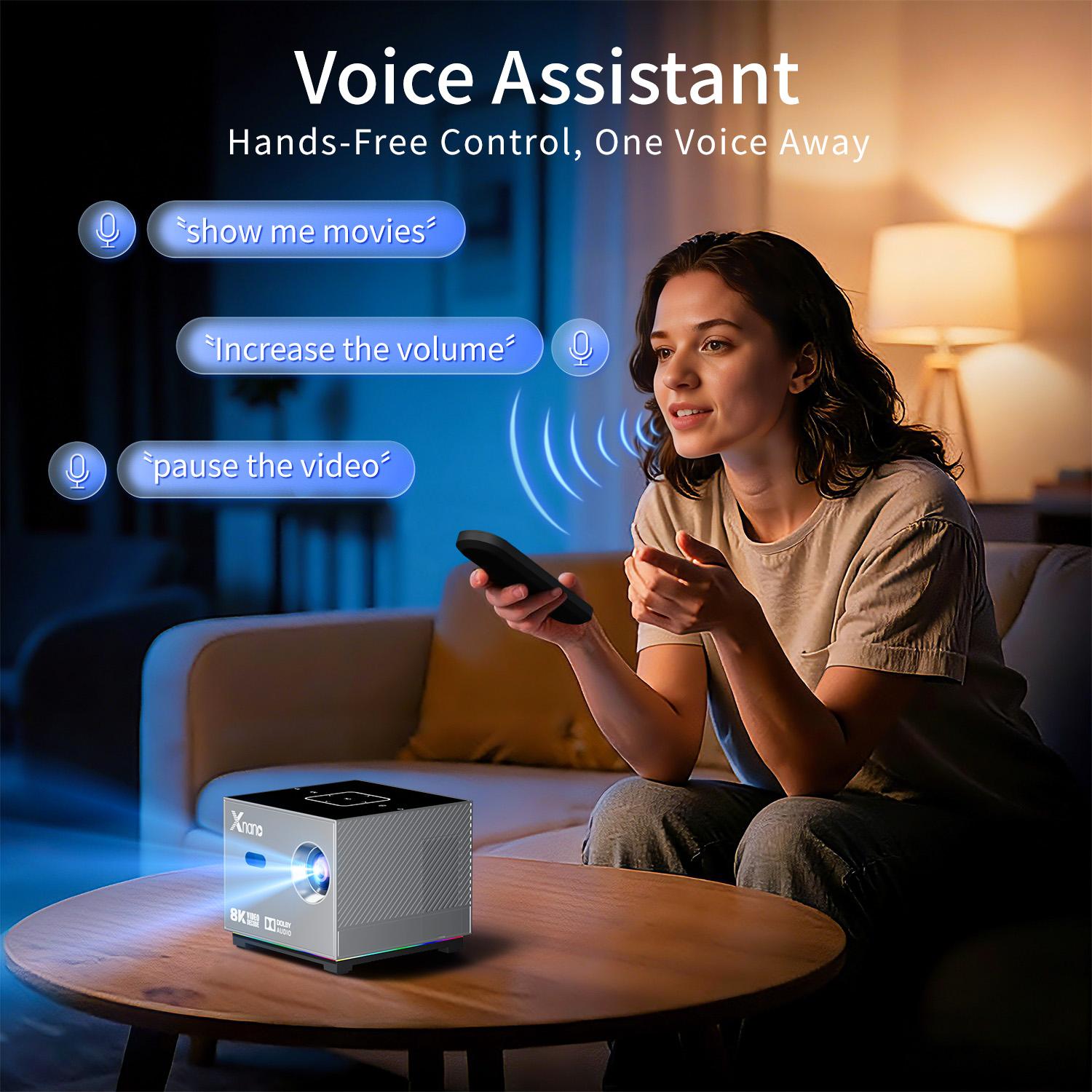 Xnano محمولة بروجيكتور ذكي الأ - مراجعة Home Cinema Rack وسعره