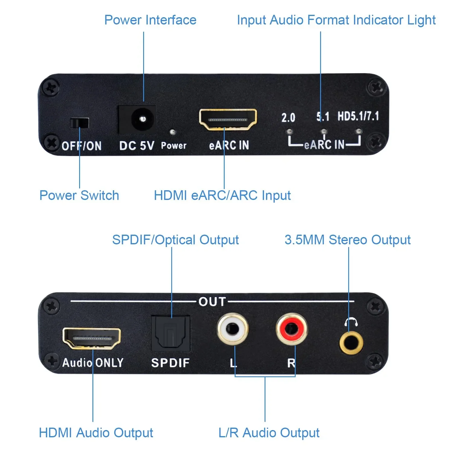 محول استخراج الصوت من HDMI EAR - مراجعة Hdmi Arc Cable وسعره