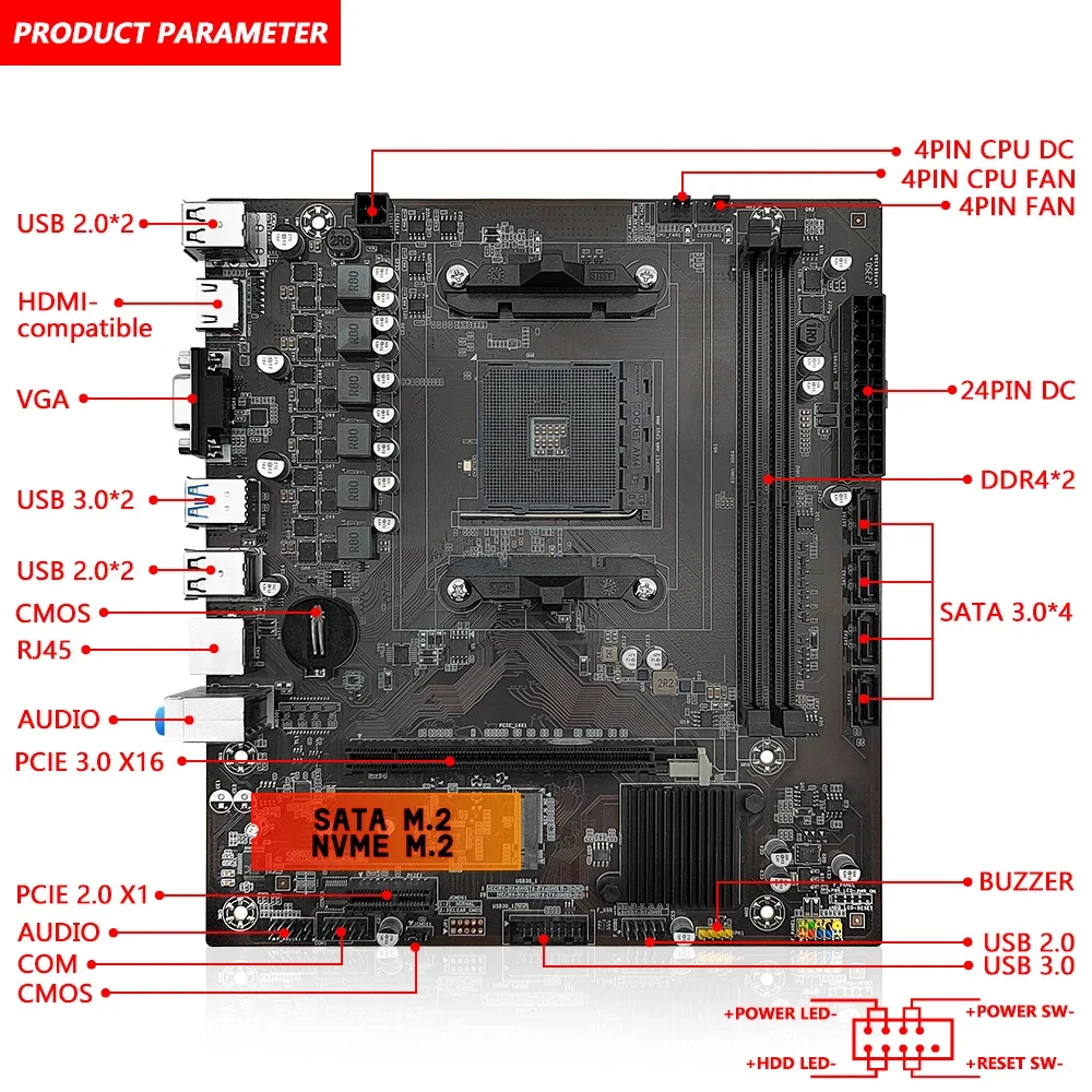 اللوحة الأم MACHINIST B450 معا - مراجعة Home Cinema Video Processor وسعره