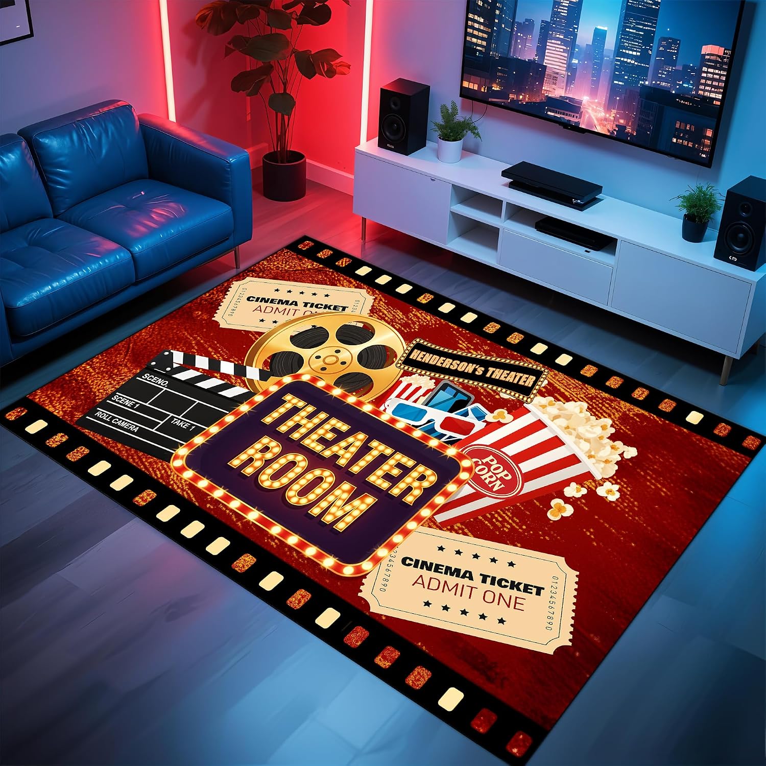سجادة سينما منقوشة بالاسم، بسا - مراجعة Home Cinema Experience وسعره