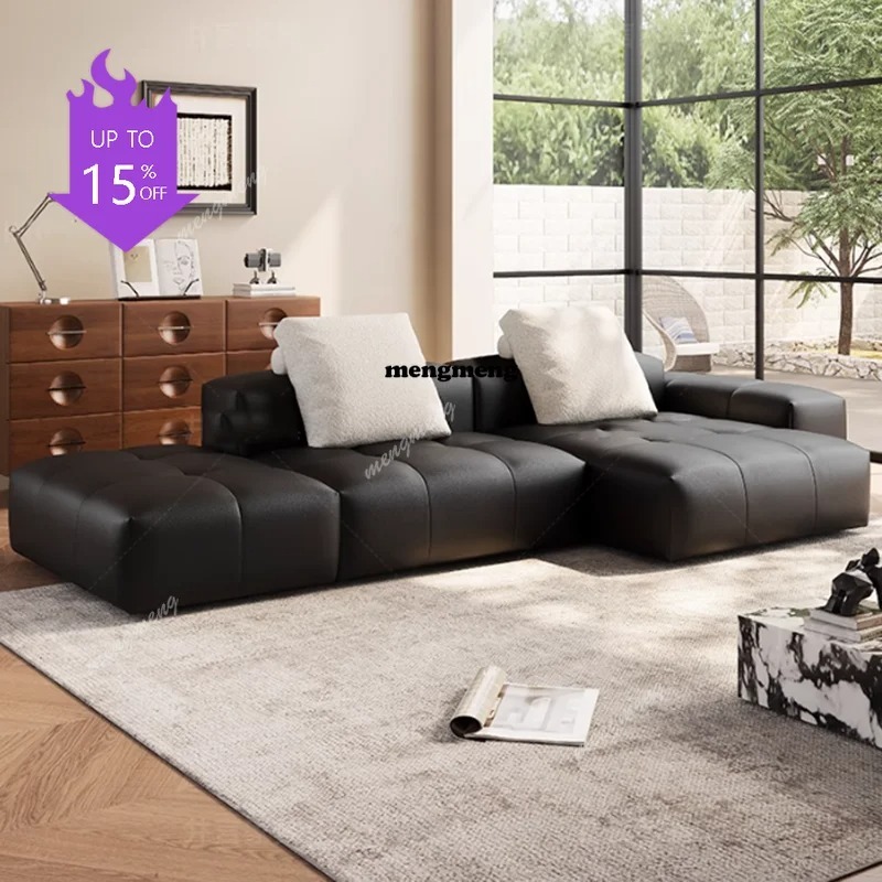 أريكة جلدية مضغوطة بتصميم نورد - مراجعة Home Cinema Room Design وسعره