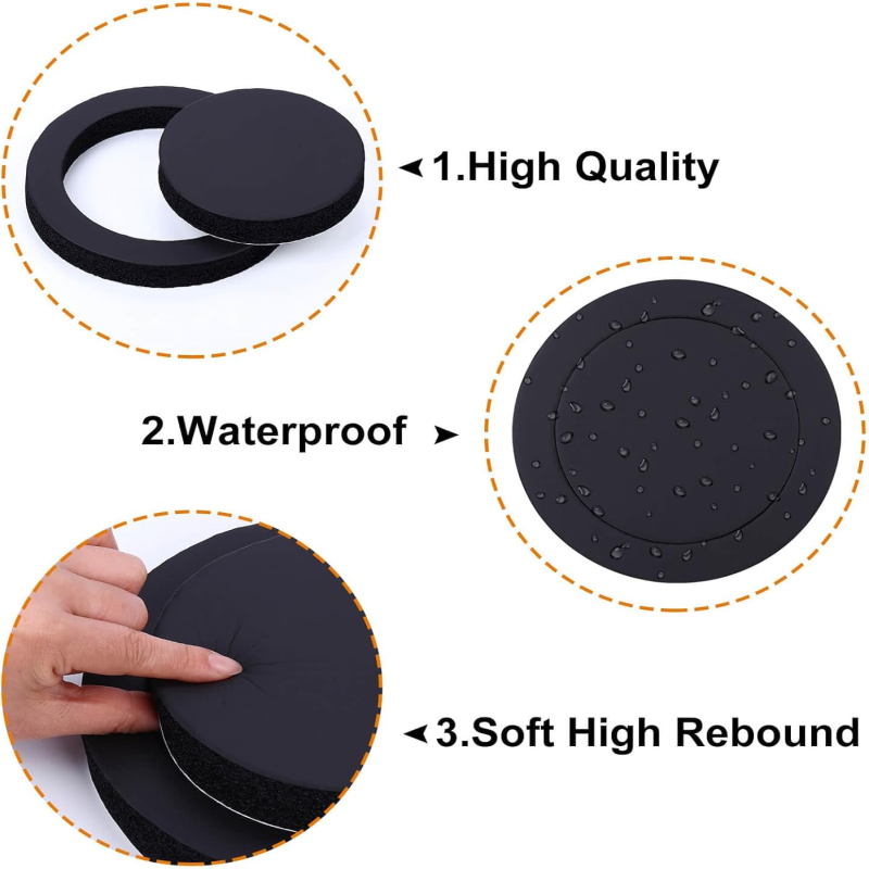 4/5/6.5 بوصة باب السيارة المتك - مراجعة Acoustic Foam Panel وسعره