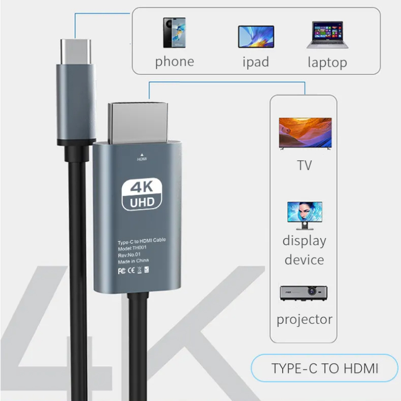 كابل 4K USB C إلى HDMI من نوع  - مراجعة Hdmi Arc Cable وسعره