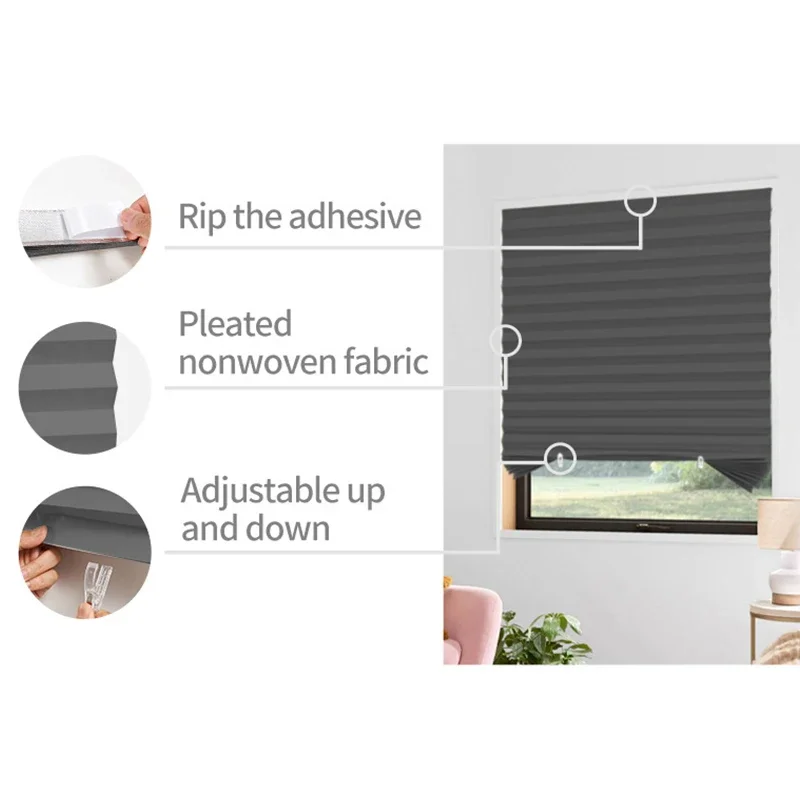 5 حجم ذاتية اللصق ستائر مطوية  - مراجعة Home Cinema Glasses وسعره
