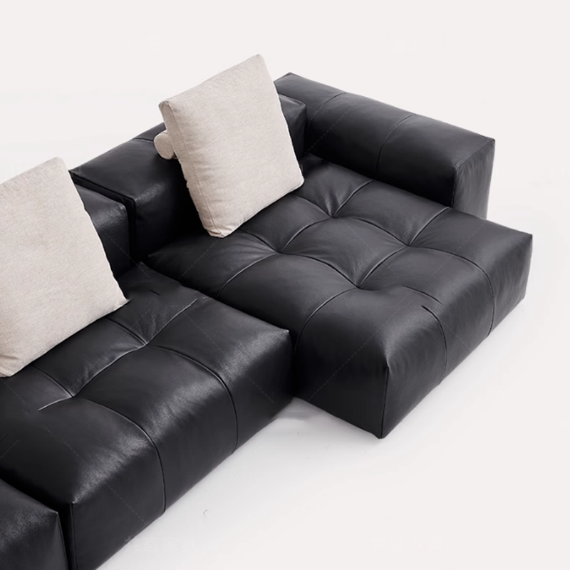 أريكة جلدية مضغوطة بسيطة فاخرة - مراجعة Home Cinema Room Design وسعره