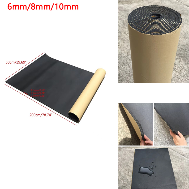 لفة واحدة 200 سم × 50 سم 6 مم/ - مراجعة Acoustic Foam Panel وسعره