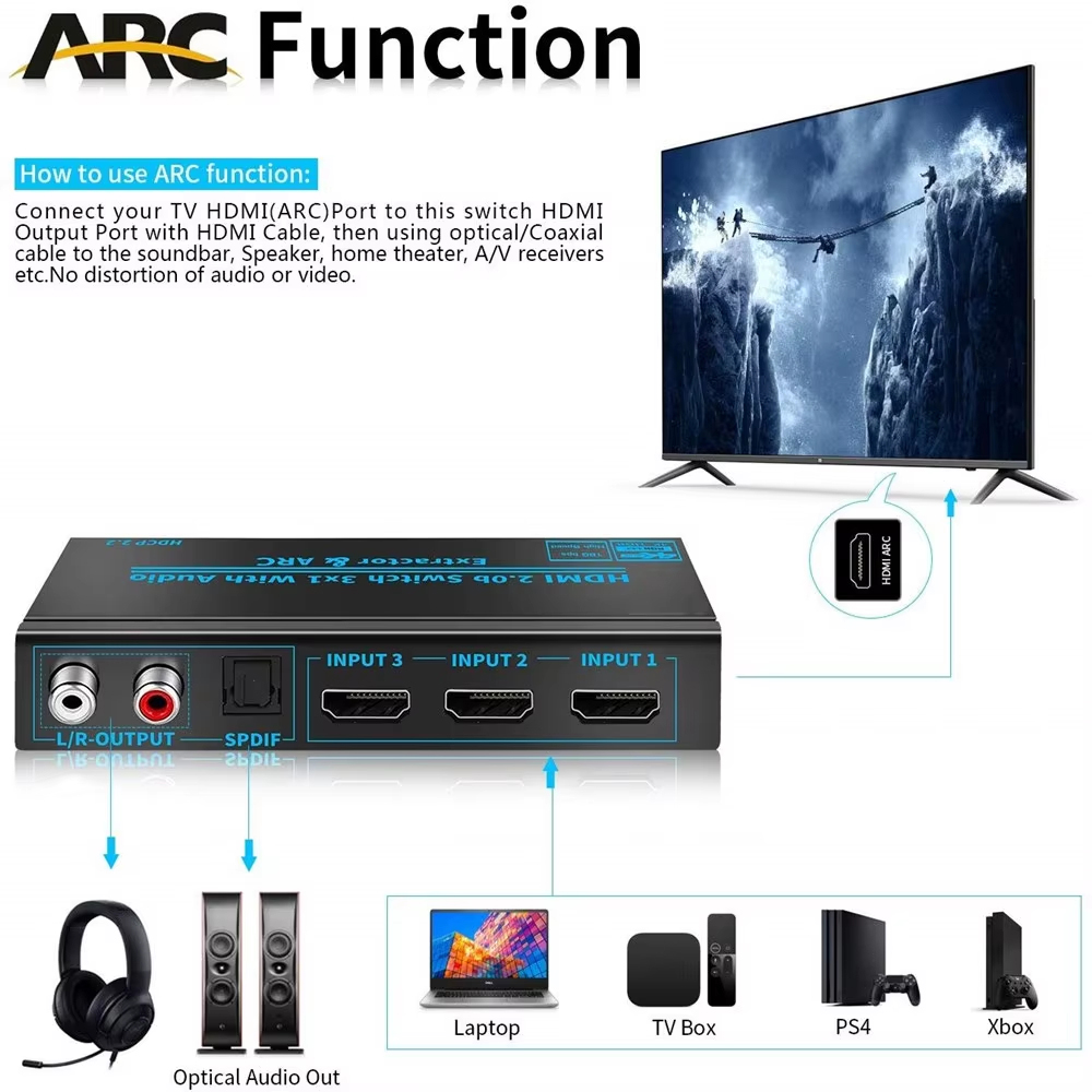 محول HDMI متوافق مع خاصية استخ - مراجعة Hdmi Arc Cable وسعره