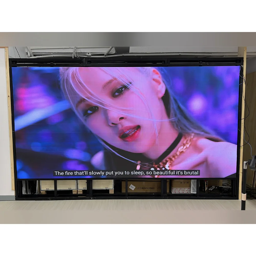 شاشة LED داخلية كبيرة عالية ال - مراجعة Home Cinema Experience وسعره