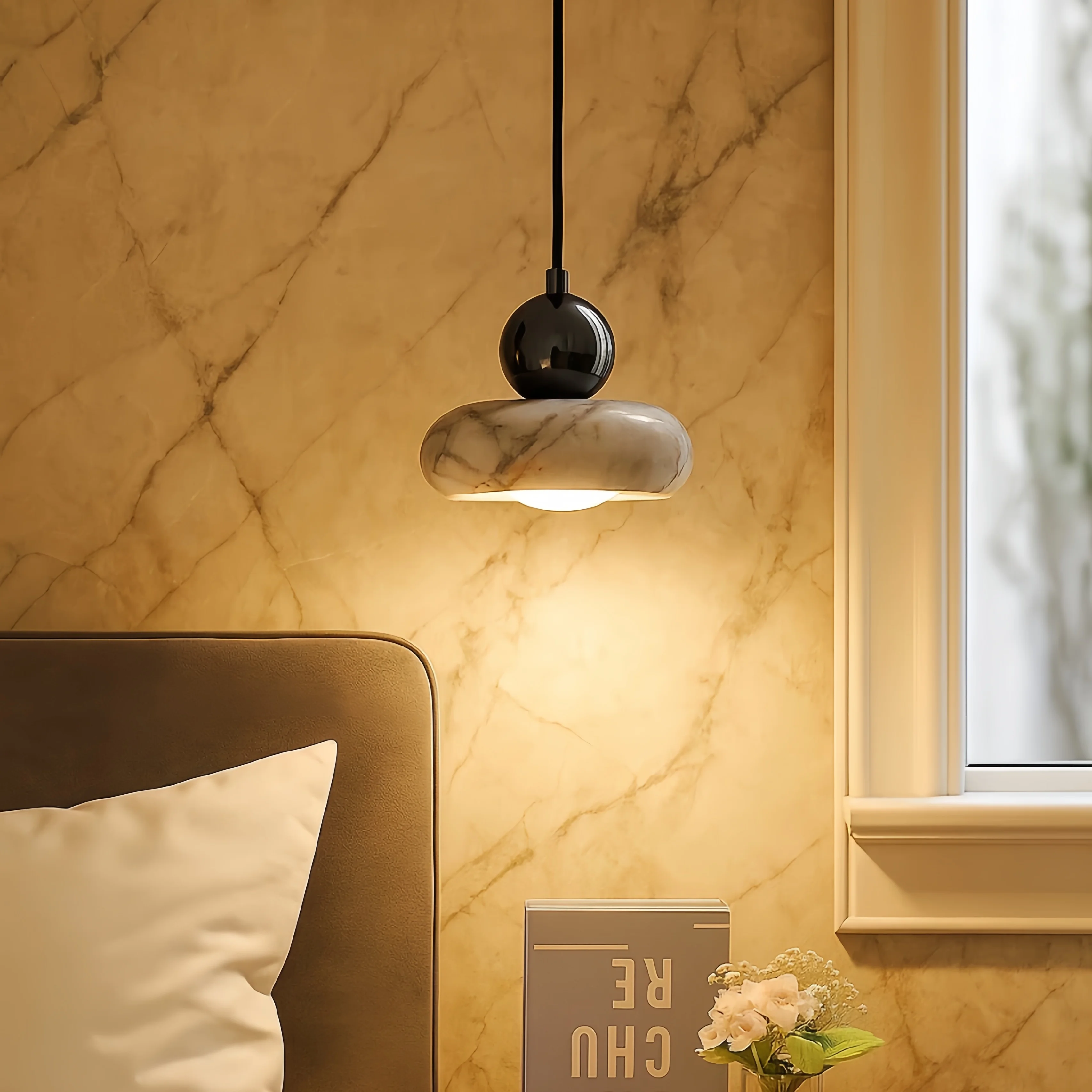 مصباح معلق بتصميم فني إسكندناف - مراجعة Home Cinema Glasses وسعره