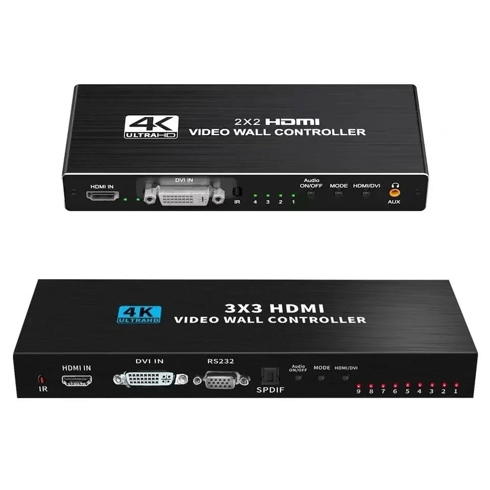 4K HDMI الفيديو الجدار تحكم 3X - مراجعة Home Cinema Video Processor وسعره