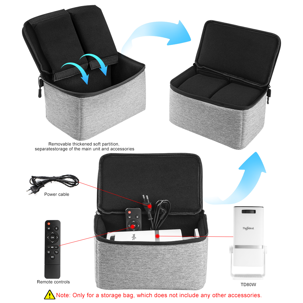 بروجاجا المحمولة حقيبة جهاز عر - مراجعة Projector Carrying Bag وسعره
