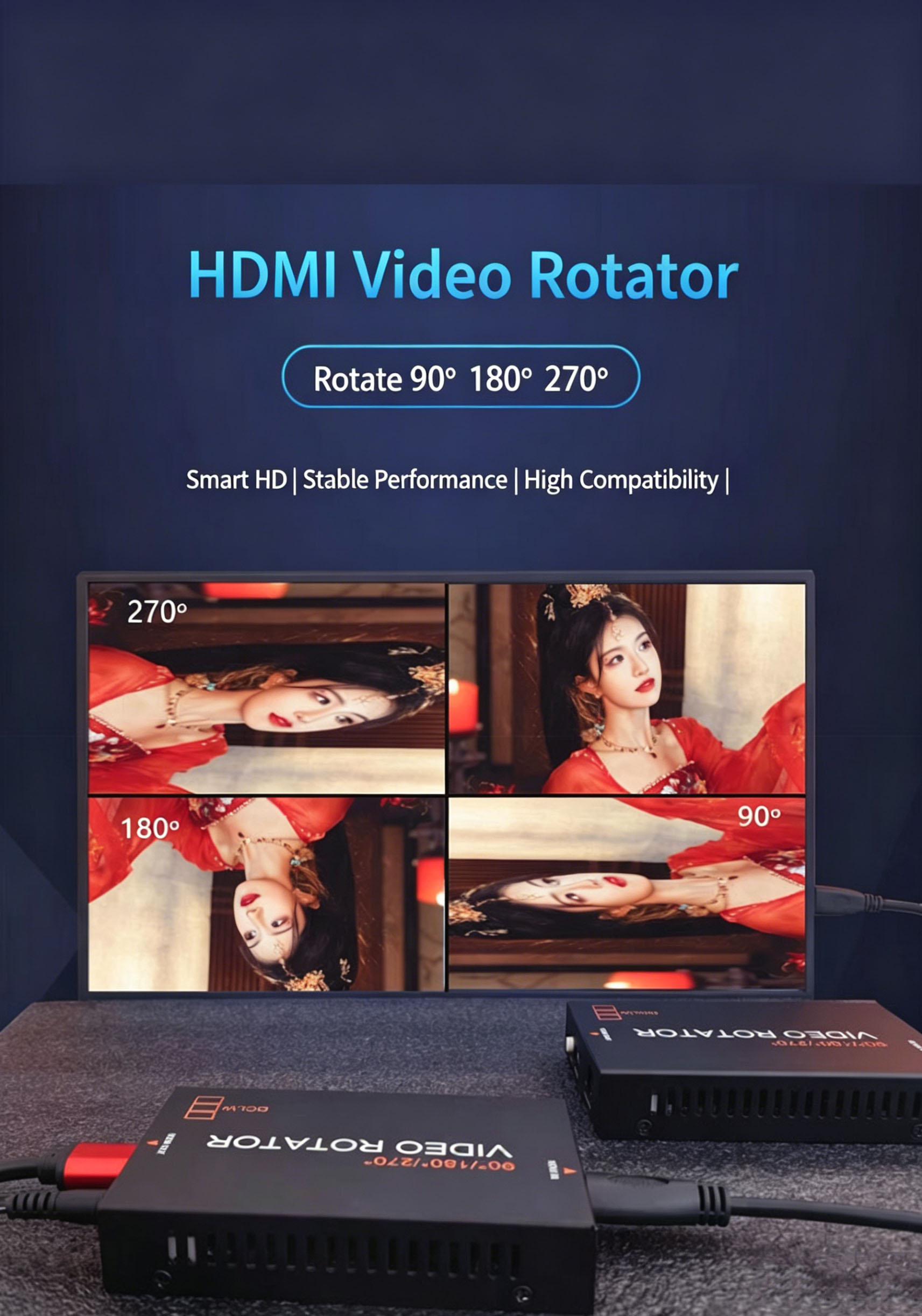 جهاز تدوير فيديو HDMI بدقة 4K  - مراجعة Home Cinema Video Processor وسعره